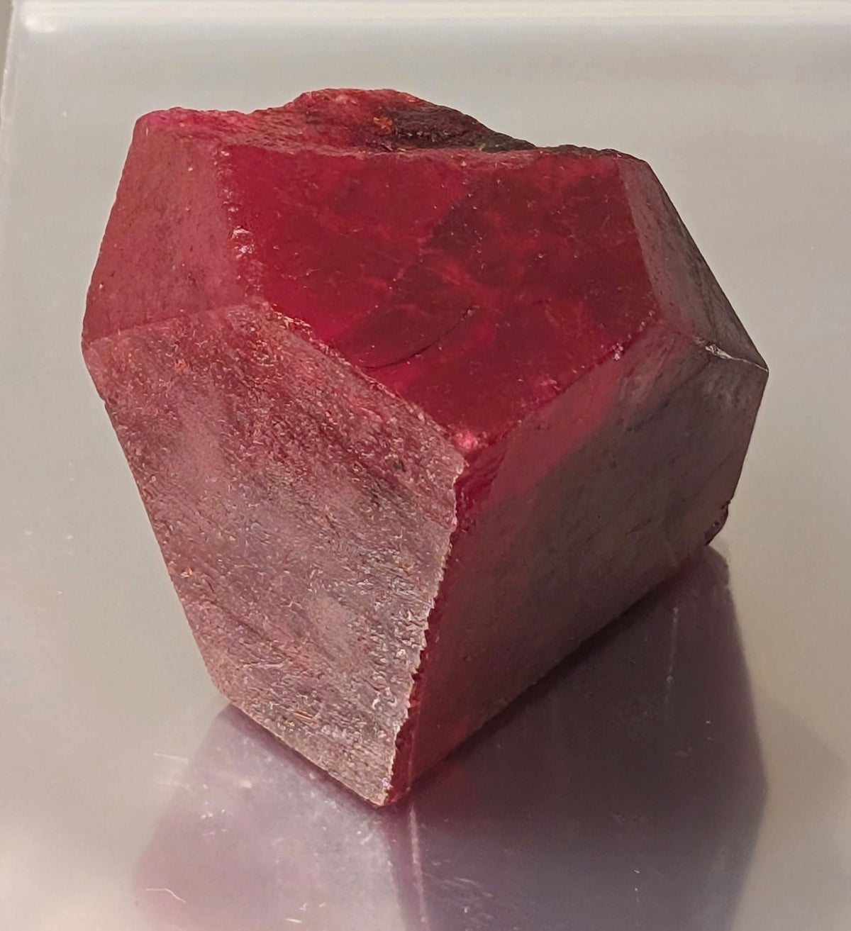 Faceted Ruby, India, with Certificate of Authenticity