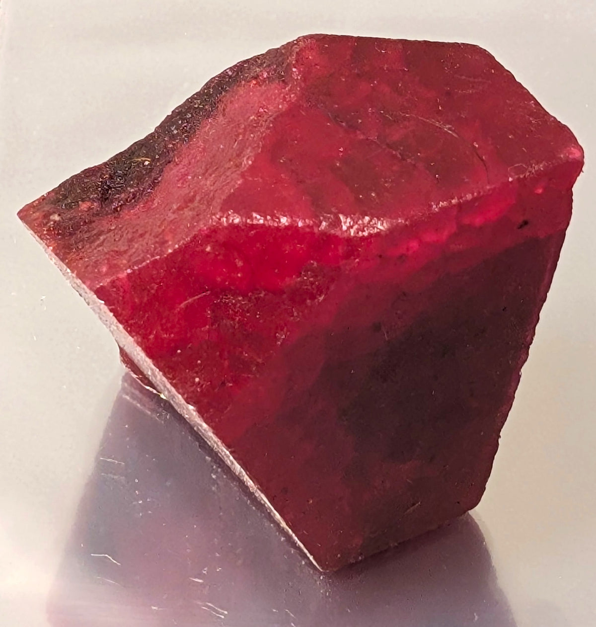 Faceted Ruby, India, with Certificate of Authenticity